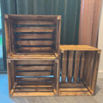 4 stuks – Nieuwe gebrande kist 50x40x30 cm