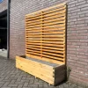 Naturel plantenbak met klimrek 160x40x40 (180) cm