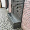 Plantenbak met klimrek 180x40x40 (180) cm - antraciet