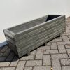 Plantenbak van hout - 100x40x36 cm - antraciet