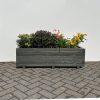 Plantenbak van hout 120x40x36 cm - antraciet