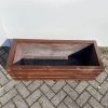 Plantenbak van hout - 100x40x36 cm - bruin