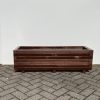 Plantenbak van hout 120x40x36 cm - bruin