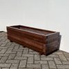 Plantenbak van hout 120x40x36 cm - bruin