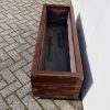 Plantenbak van hout 120x40x36 cm - bruin