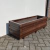 Plantenbak van hout 120x40x36 cm - bruin