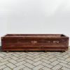 Plantenbak van hout 150x40x36 cm - bruin