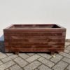 Plantenbak van hout - 80x40x36 cm - bruin