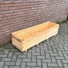 Plantenbak van hout 150x40x36 cm - naturel