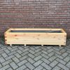 Plantenbak van hout 160x40x36 cm - naturel