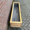 Plantenbak van hout 160x40x36 cm - naturel