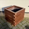 Plantenbak van hout 45x45x45 cm - bruin