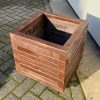 Plantenbak van hout 45x45x45 cm - bruin