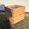 Plantenbak van hout 45x45x45 cm - naturel